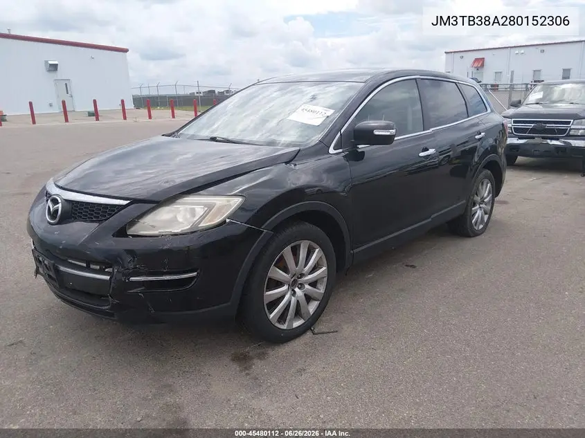 2008 Mazda Cx-9 Grand Touring VIN: JM3TB38A280152306 Lot: 45480112