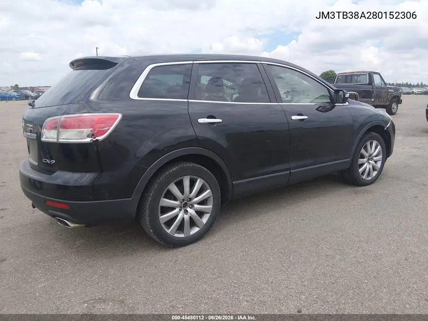 2008 Mazda Cx-9 Grand Touring VIN: JM3TB38A280152306 Lot: 45480112