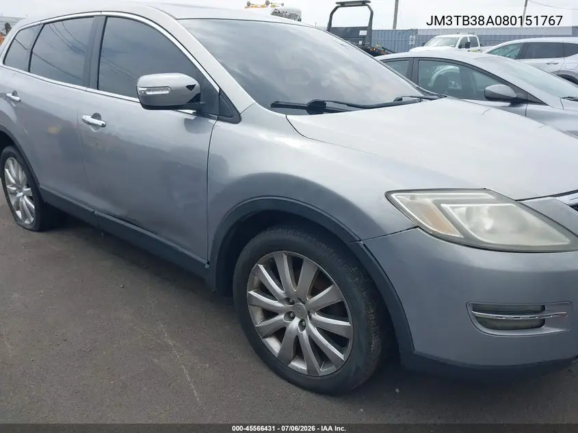 2008 Mazda Cx-9 Grand Touring VIN: JM3TB38A080151767 Lot: 45566431