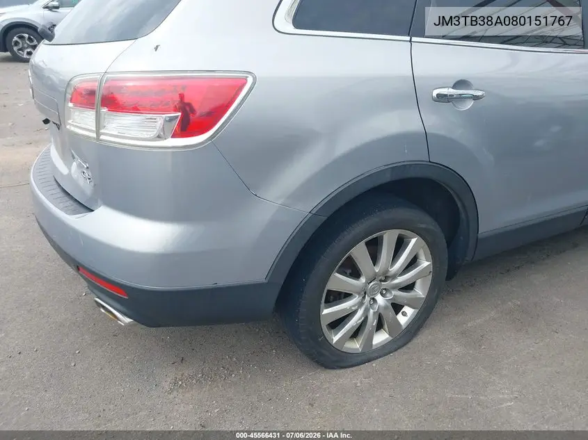 2008 Mazda Cx-9 Grand Touring VIN: JM3TB38A080151767 Lot: 45566431