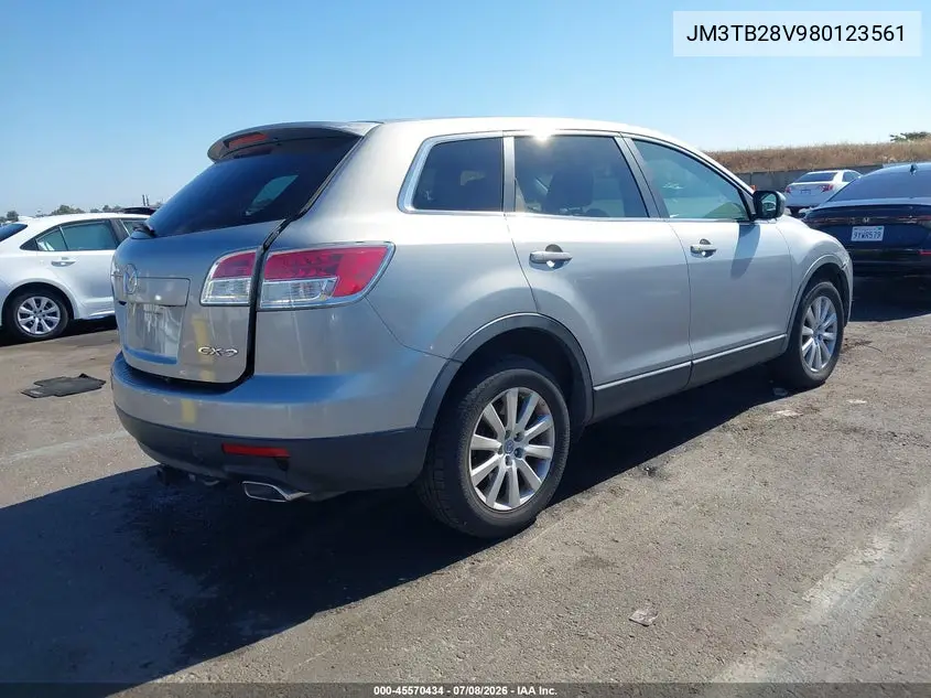2008 Mazda Cx-9 Touring VIN: JM3TB28V980123561 Lot: 45570434