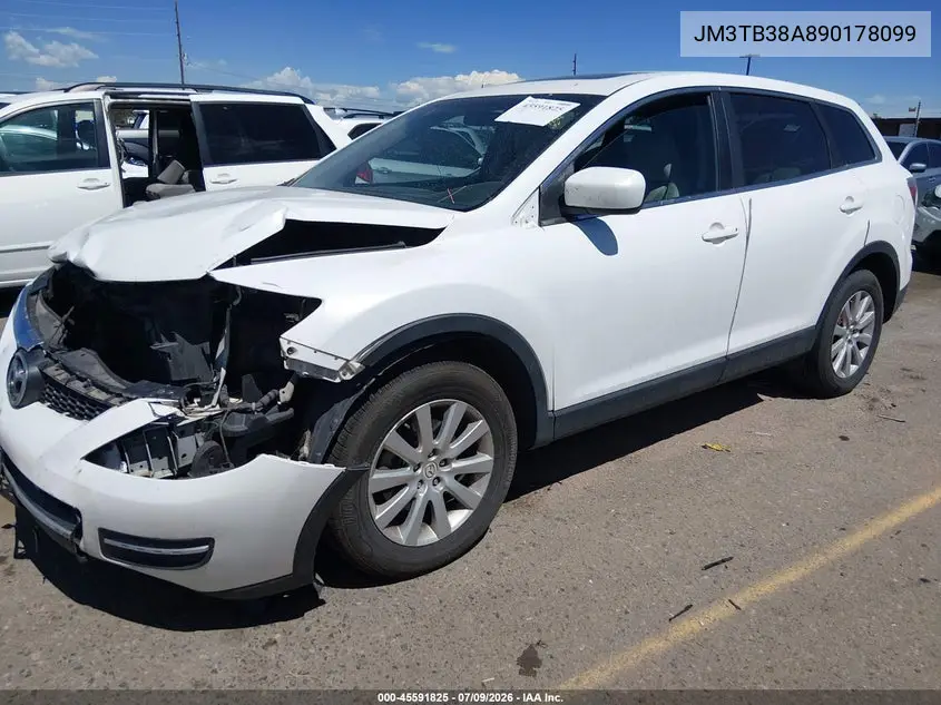 2009 Mazda Cx-9 Touring VIN: JM3TB38A890178099 Lot: 45591825