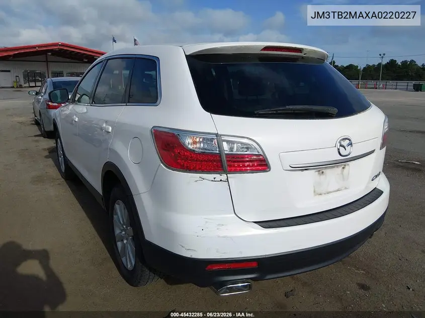 2010 Mazda Cx-9 Touring VIN: JM3TB2MAXA0220227 Lot: 45432285