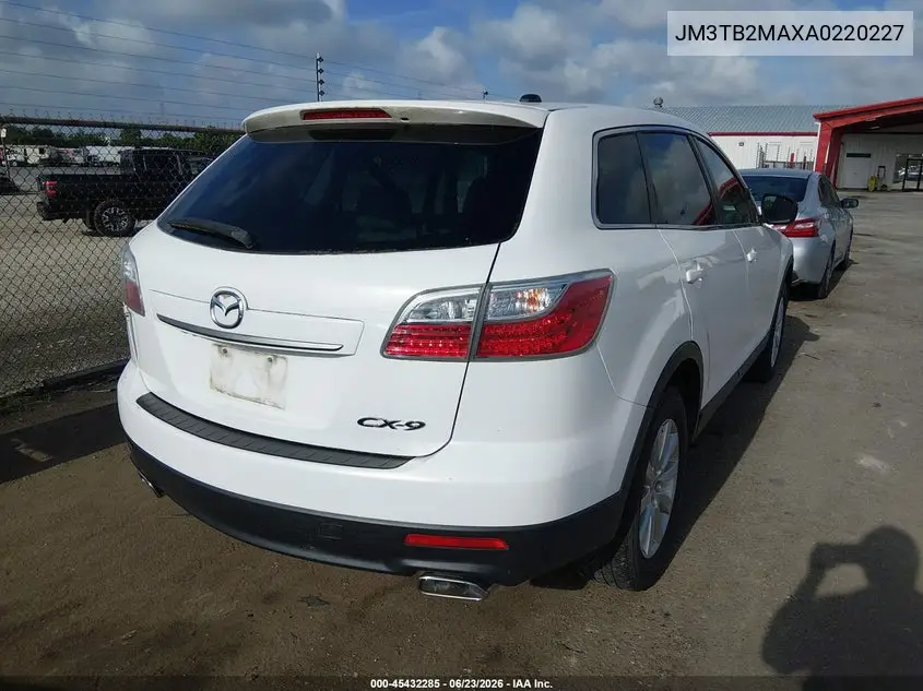 2010 Mazda Cx-9 Touring VIN: JM3TB2MAXA0220227 Lot: 45432285