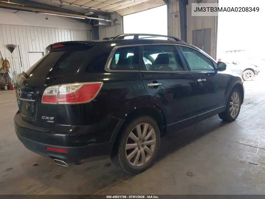 2010 Mazda Cx-9 Grand Touring VIN: JM3TB3MA0A0208349 Lot: 45521756