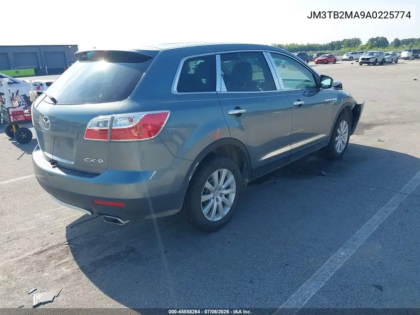 2010 Mazda Cx-9 Sport VIN: JM3TB2MA9A0225774 Lot: 45558264