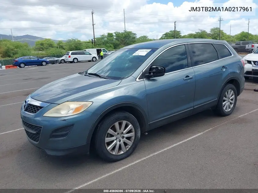 2010 Mazda Cx-9 Sport VIN: JM3TB2MA1A0217961 Lot: 45606386