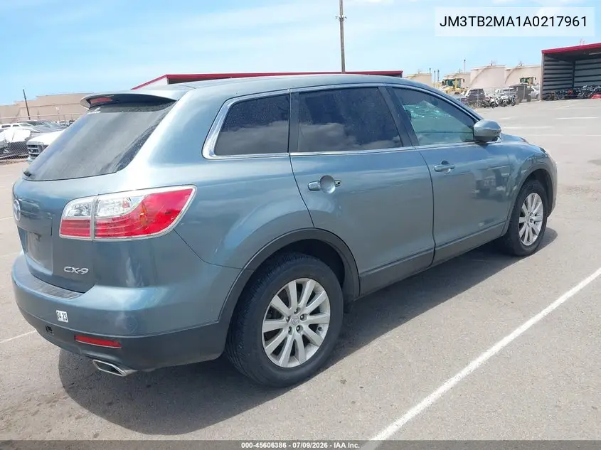 2010 Mazda Cx-9 Sport VIN: JM3TB2MA1A0217961 Lot: 45606386