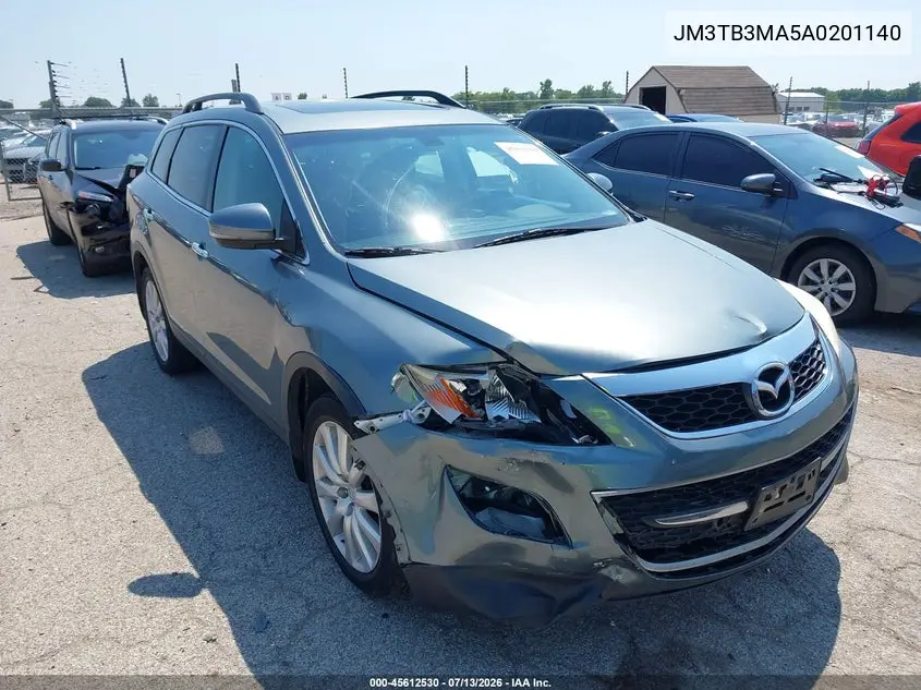 2010 Mazda Cx-9 Grand Touring VIN: JM3TB3MA5A0201140 Lot: 45612530