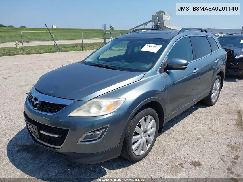 2010 Mazda Cx-9 Grand Touring VIN: JM3TB3MA5A0201140 Lot: 45612530