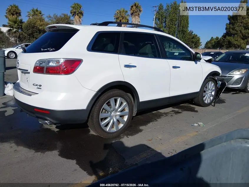 2010 Mazda Cx-9 Grand Touring VIN: JM3TB3MV5A0200377 Lot: 45620762