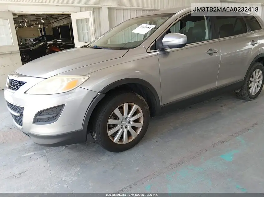 2010 Mazda Cx-9 Sport VIN: JM3TB2MA0A0232418 Lot: 45625084