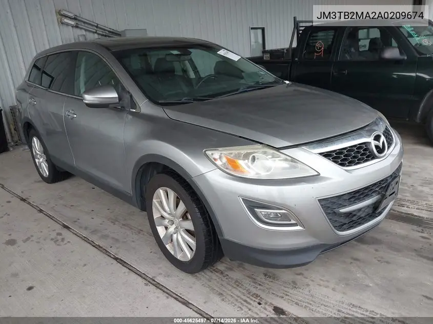 2010 Mazda Cx-9 Grand Touring VIN: JM3TB2MA2A0209674 Lot: 45625497