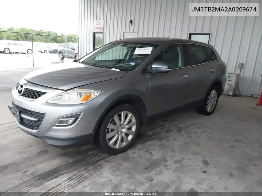 2010 Mazda Cx-9 Grand Touring VIN: JM3TB2MA2A0209674 Lot: 45625497
