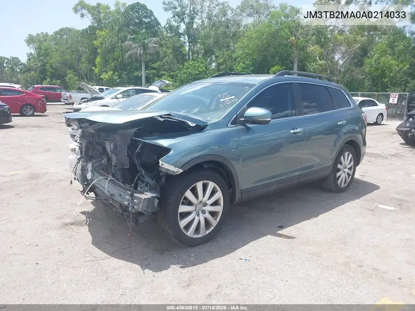 2010 Mazda Cx-9 Grand Touring VIN: JM3TB2MA0A0214033 Lot: 45630815