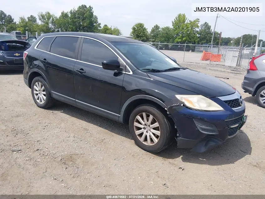 2010 Mazda Cx-9 Sport VIN: JM3TB3MA2A0201905 Lot: 45670582