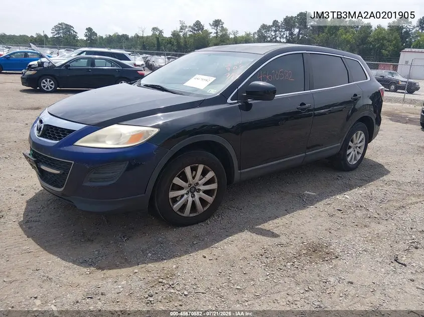 2010 Mazda Cx-9 Sport VIN: JM3TB3MA2A0201905 Lot: 45670582