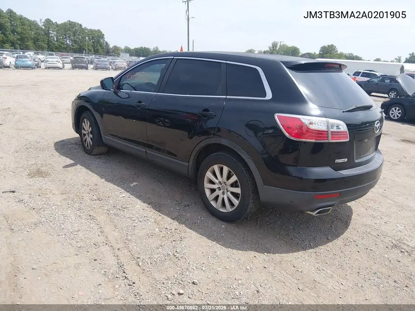 2010 Mazda Cx-9 Sport VIN: JM3TB3MA2A0201905 Lot: 45670582