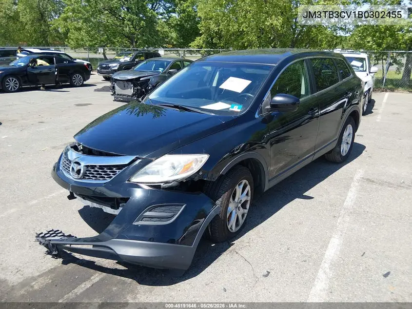 2011 Mazda Cx-9 Touring VIN: JM3TB3CV1B0302455 Lot: 45191646
