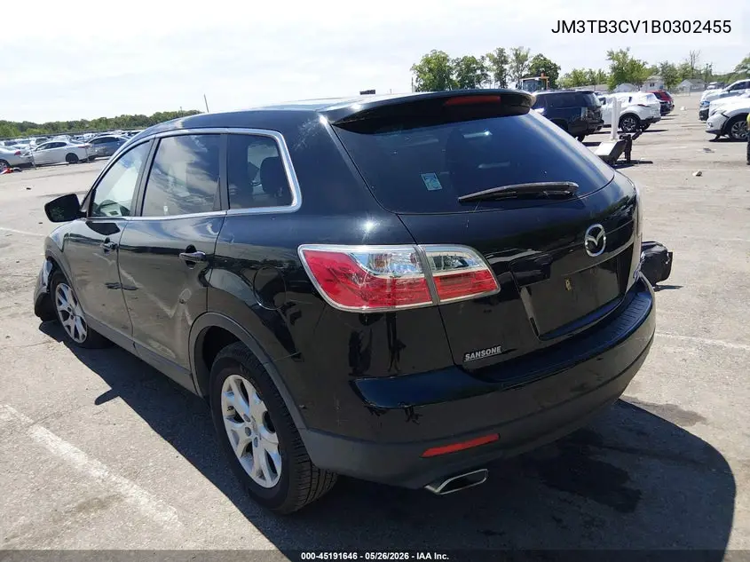2011 Mazda Cx-9 Touring VIN: JM3TB3CV1B0302455 Lot: 45191646