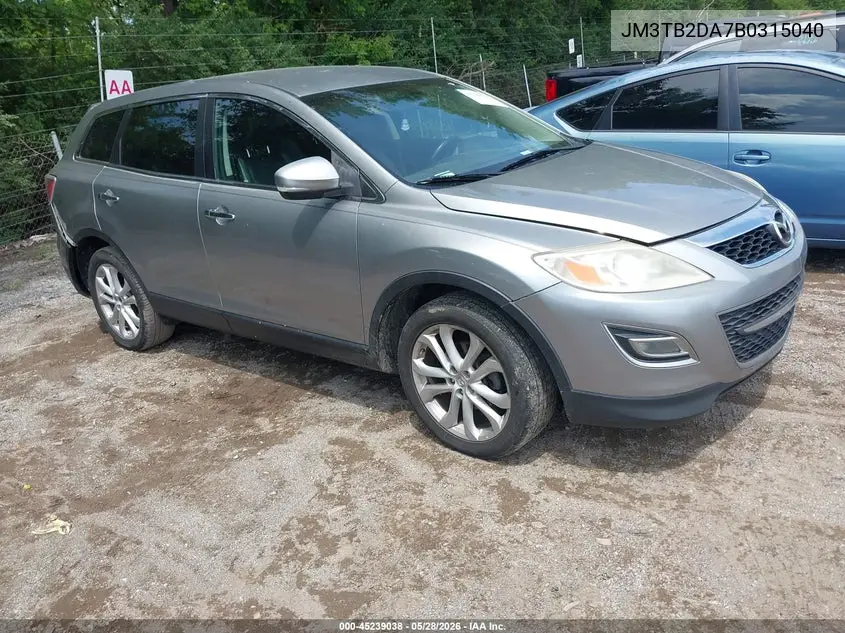 2011 Mazda Cx-9 Grand Touring VIN: JM3TB2DA7B0315040 Lot: 45239038