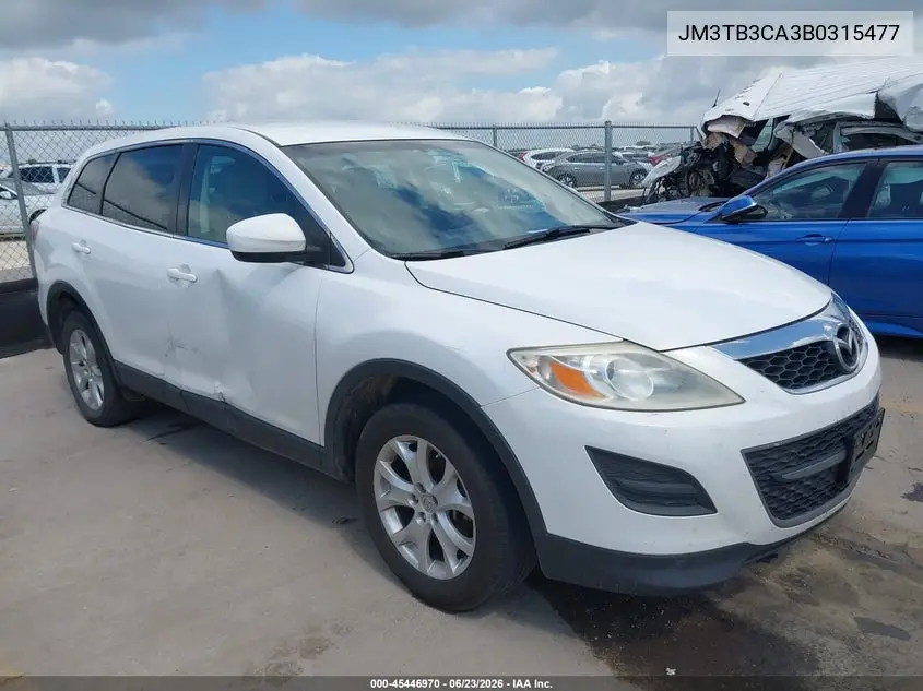 2011 Mazda Cx-9 Touring VIN: JM3TB3CA3B0315477 Lot: 45446970