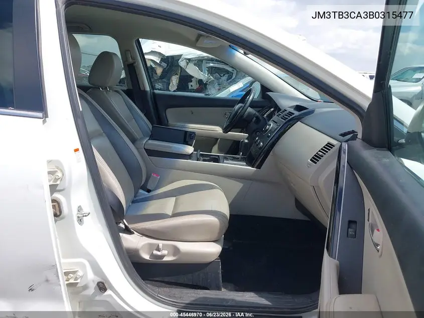 2011 Mazda Cx-9 Touring VIN: JM3TB3CA3B0315477 Lot: 45446970