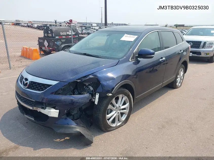 2011 Mazda Cx-9 Grand Touring VIN: JM3TB3DV9B0325030 Lot: 45533351