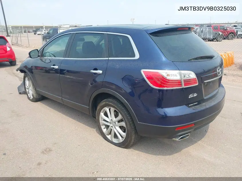 2011 Mazda Cx-9 Grand Touring VIN: JM3TB3DV9B0325030 Lot: 45533351