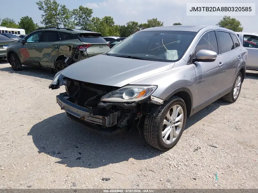 2011 Mazda Cx-9 VIN: JM3TB2DA8B0320585 Lot: 45545669