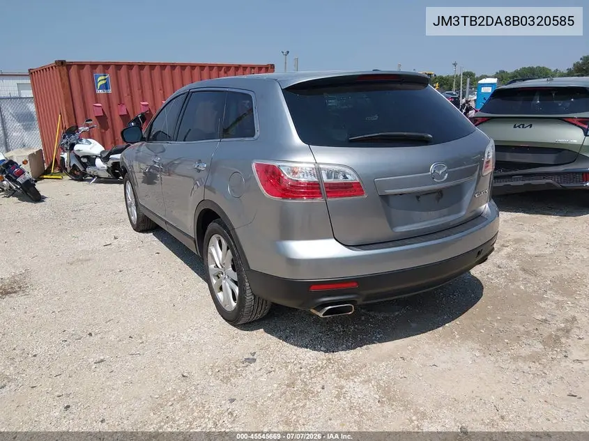 2011 Mazda Cx-9 VIN: JM3TB2DA8B0320585 Lot: 45545669