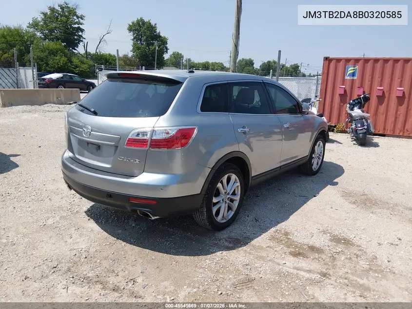 2011 Mazda Cx-9 VIN: JM3TB2DA8B0320585 Lot: 45545669