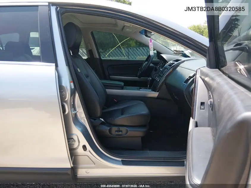2011 Mazda Cx-9 VIN: JM3TB2DA8B0320585 Lot: 45545669