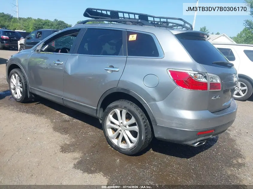 2011 Mazda Cx-9 Grand Touring VIN: JM3TB3DV7B0306170 Lot: 45590991