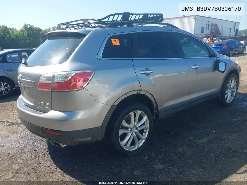 2011 Mazda Cx-9 Grand Touring VIN: JM3TB3DV7B0306170 Lot: 45590991