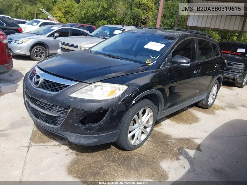 2011 Mazda Cx-9 Grand Touring VIN: JM3TB2DA8B0319615 Lot: 45633393
