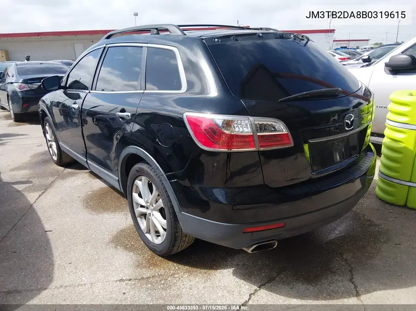 2011 Mazda Cx-9 Grand Touring VIN: JM3TB2DA8B0319615 Lot: 45633393
