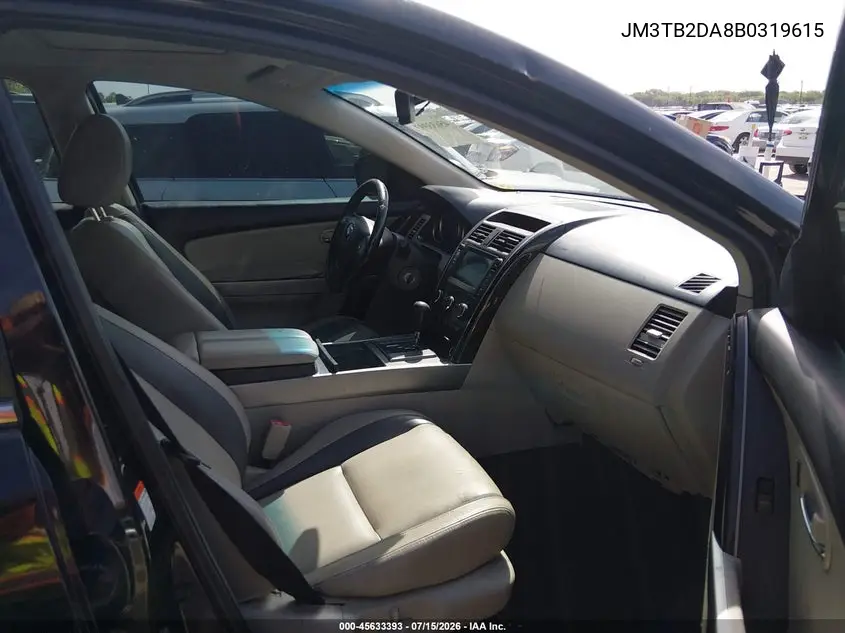 2011 Mazda Cx-9 Grand Touring VIN: JM3TB2DA8B0319615 Lot: 45633393
