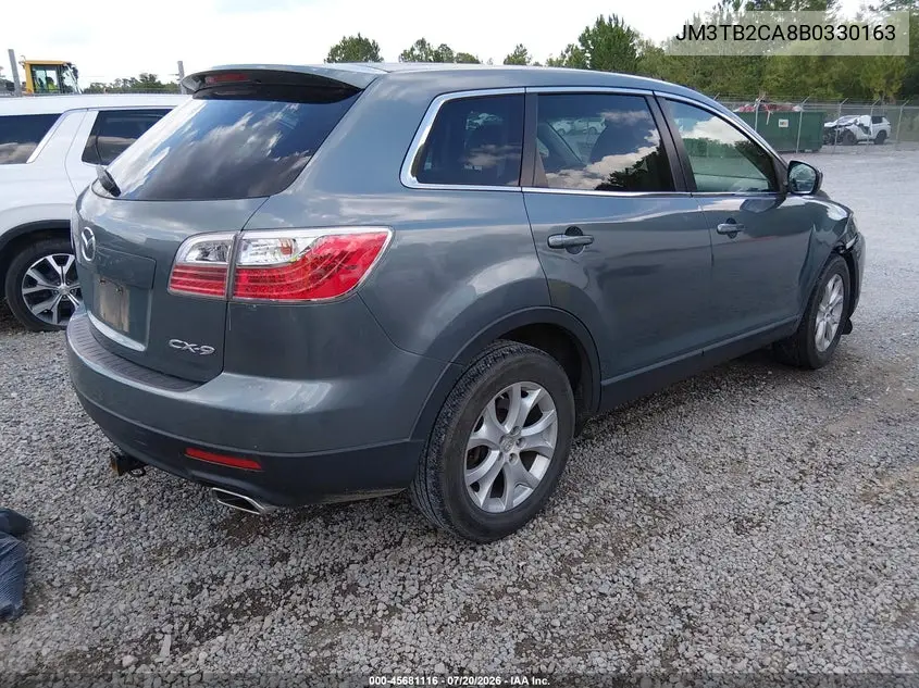 2011 Mazda Cx-9 Touring VIN: JM3TB2CA8B0330163 Lot: 45681116