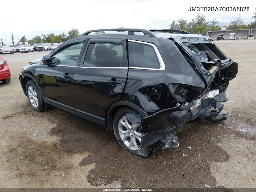 2012 Mazda Cx-9 Sport VIN: JM3TB2BA7C0365828 Lot: 45201817