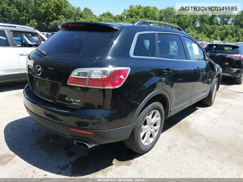 2012 Mazda Cx-9 Touring VIN: JM3TB3CV5C0349585 Lot: 45357413