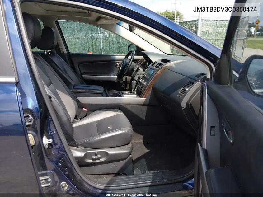 2012 Mazda Cx-9 Grand Touring VIN: JM3TB3DV3C0350474 Lot: 45453714