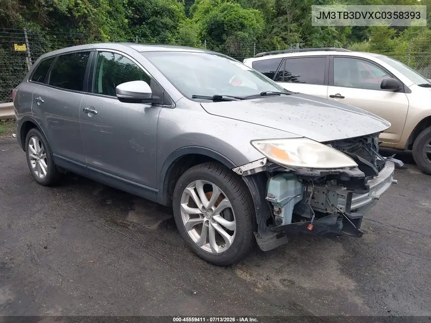 2012 Mazda Cx-9 Grand Touring VIN: JM3TB3DVXC0358393 Lot: 45559411