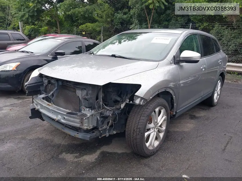 2012 Mazda Cx-9 Grand Touring VIN: JM3TB3DVXC0358393 Lot: 45559411