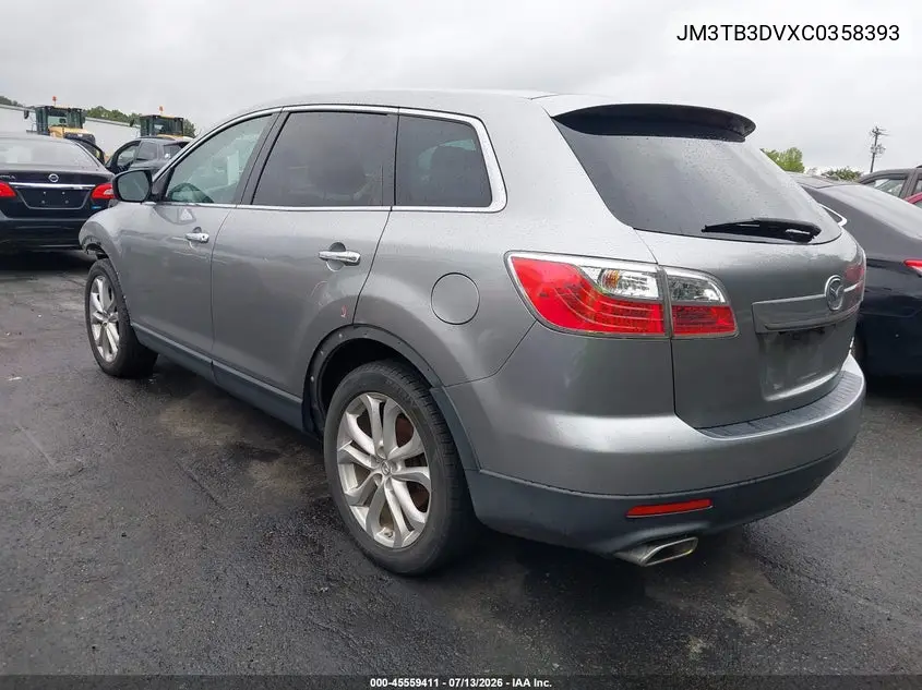 2012 Mazda Cx-9 Grand Touring VIN: JM3TB3DVXC0358393 Lot: 45559411