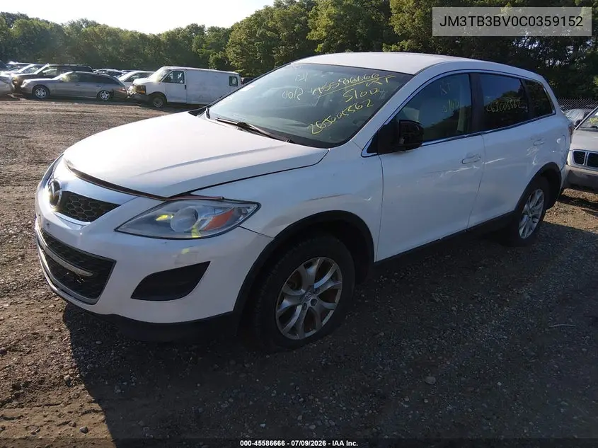 2012 Mazda Cx-9 Sport VIN: JM3TB3BV0C0359152 Lot: 45586666