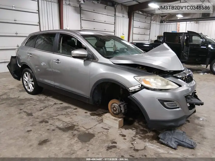 2012 Mazda Cx-9 Grand Touring VIN: JM3TB2DV1C0348586 Lot: 45624487