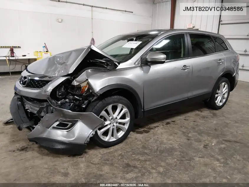 2012 Mazda Cx-9 Grand Touring VIN: JM3TB2DV1C0348586 Lot: 45624487