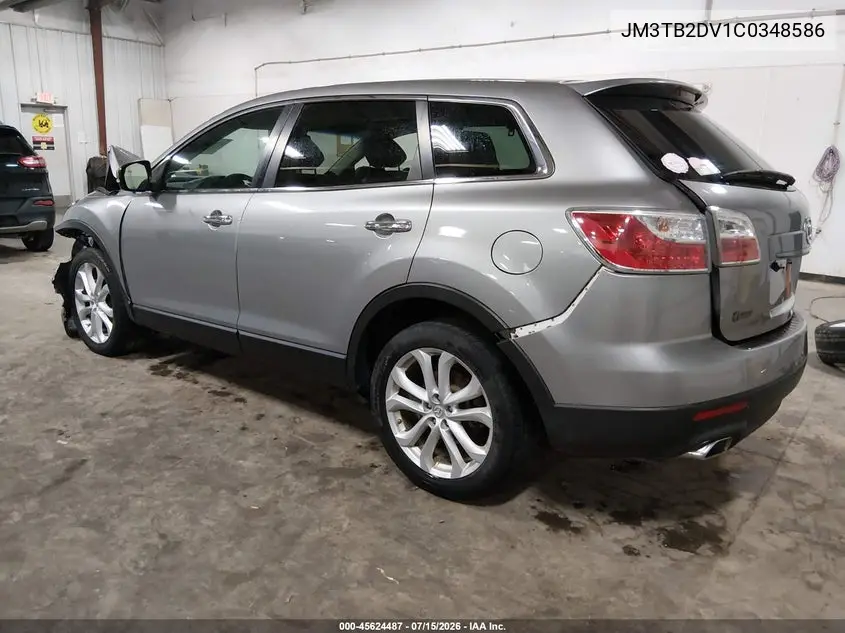 2012 Mazda Cx-9 Grand Touring VIN: JM3TB2DV1C0348586 Lot: 45624487