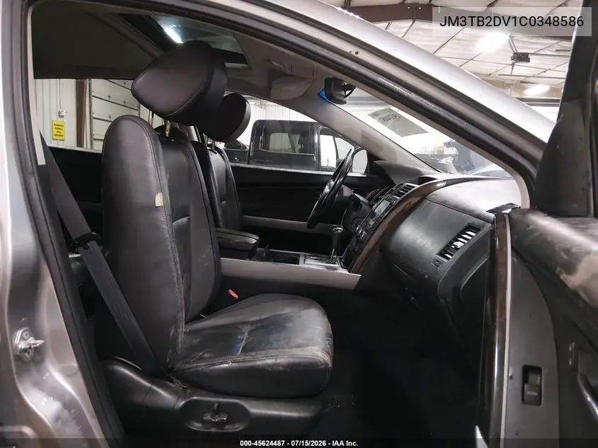 2012 Mazda Cx-9 Grand Touring VIN: JM3TB2DV1C0348586 Lot: 45624487